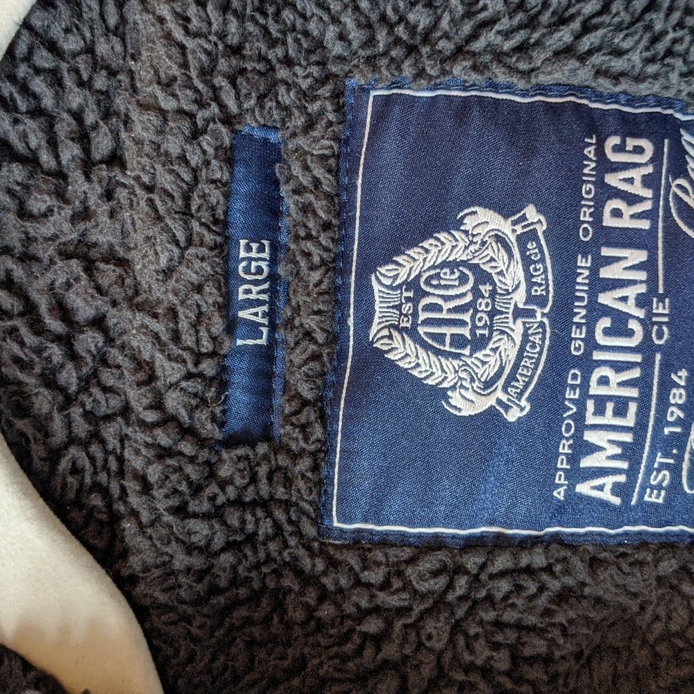 American Rag Black Hooded Jacket - Picture 3 of 8